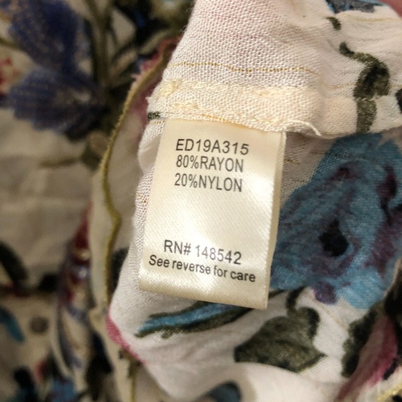 Aratta Silent Journey Anthropologie Embroidered Floral Blouse - Picture 8 of 16